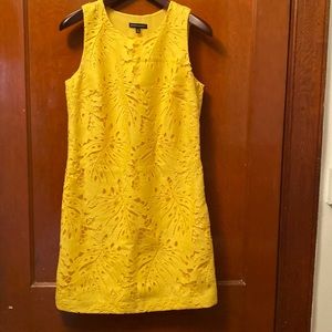 Banana Republic yellow lace dress
